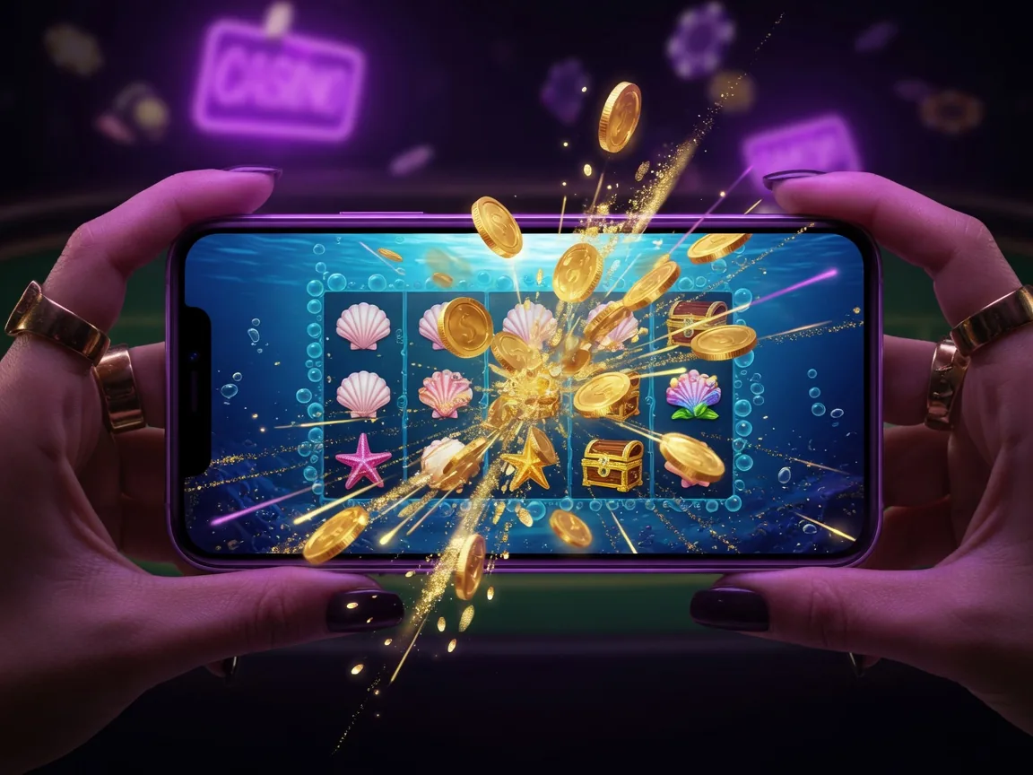 Permainan Pussy888 pada skrin telefon