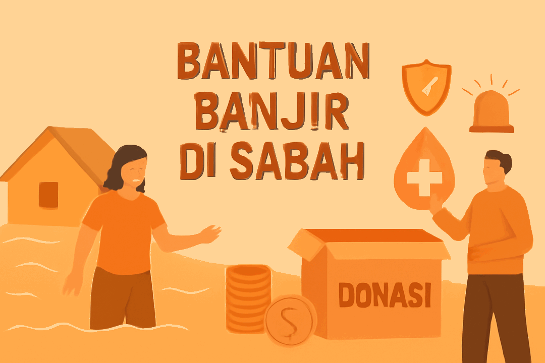 bantuan banjir di sabah