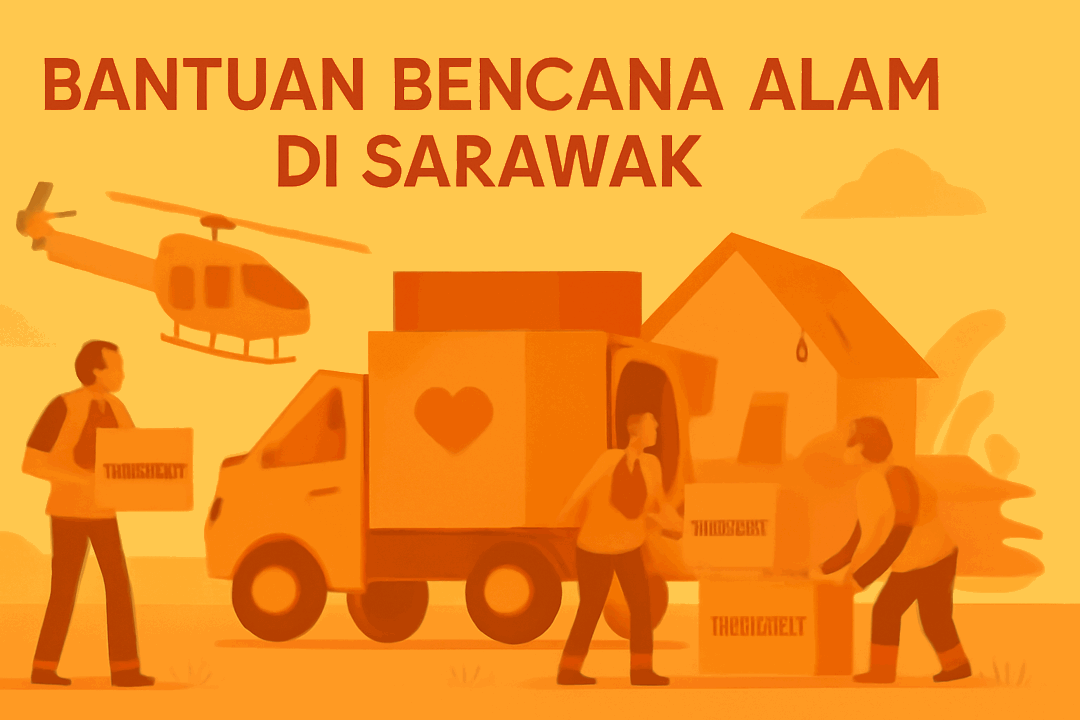 bantuan bencana alam di sarawak