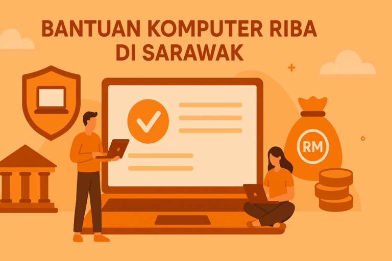 bantuan komputer riba di sarawak