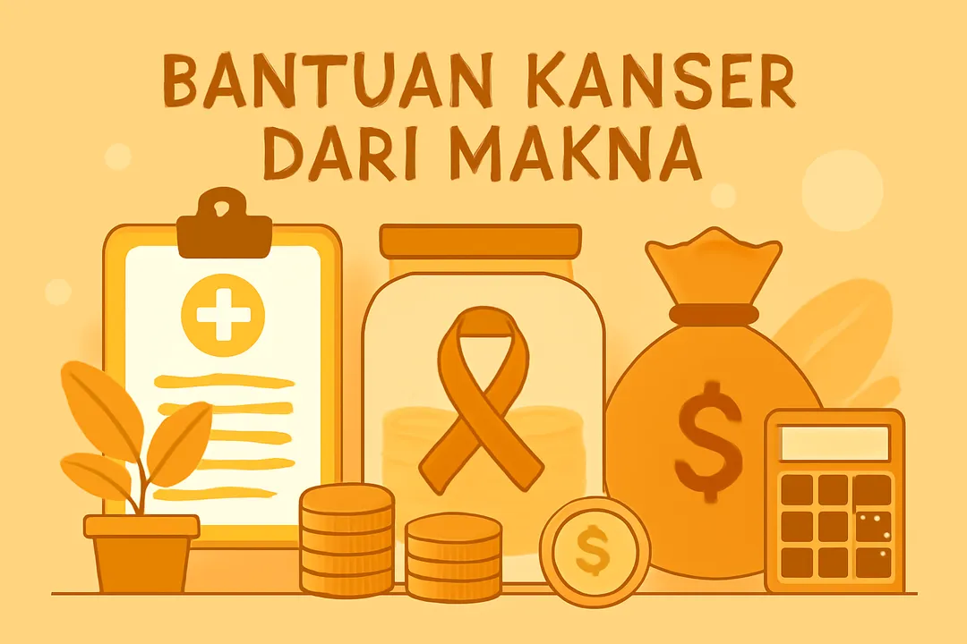 bantuan kanser dari makna