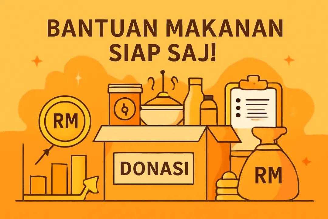 bantuan makanan siap saji