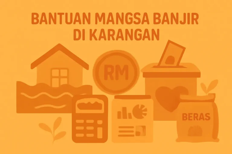 bantuan mangsa banjir di karangan