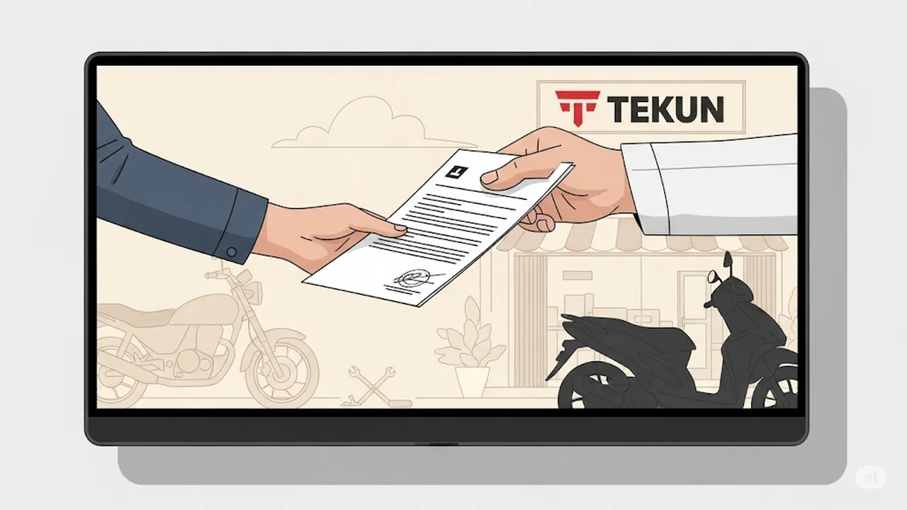 bantuan motosikal tekun