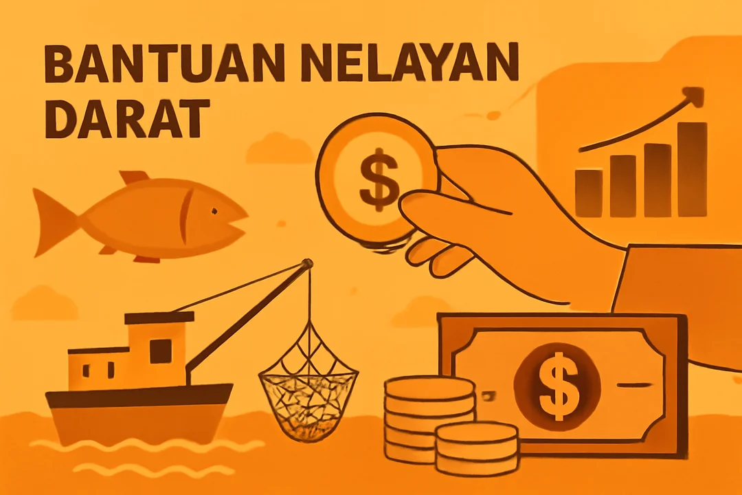 bantuan nelayan darat