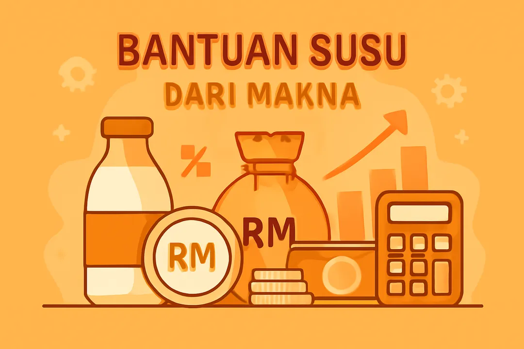 bantuan susu dari makna