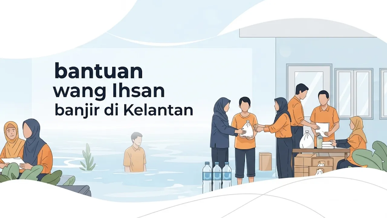 bantuan wang ihsan banjir di kelantan