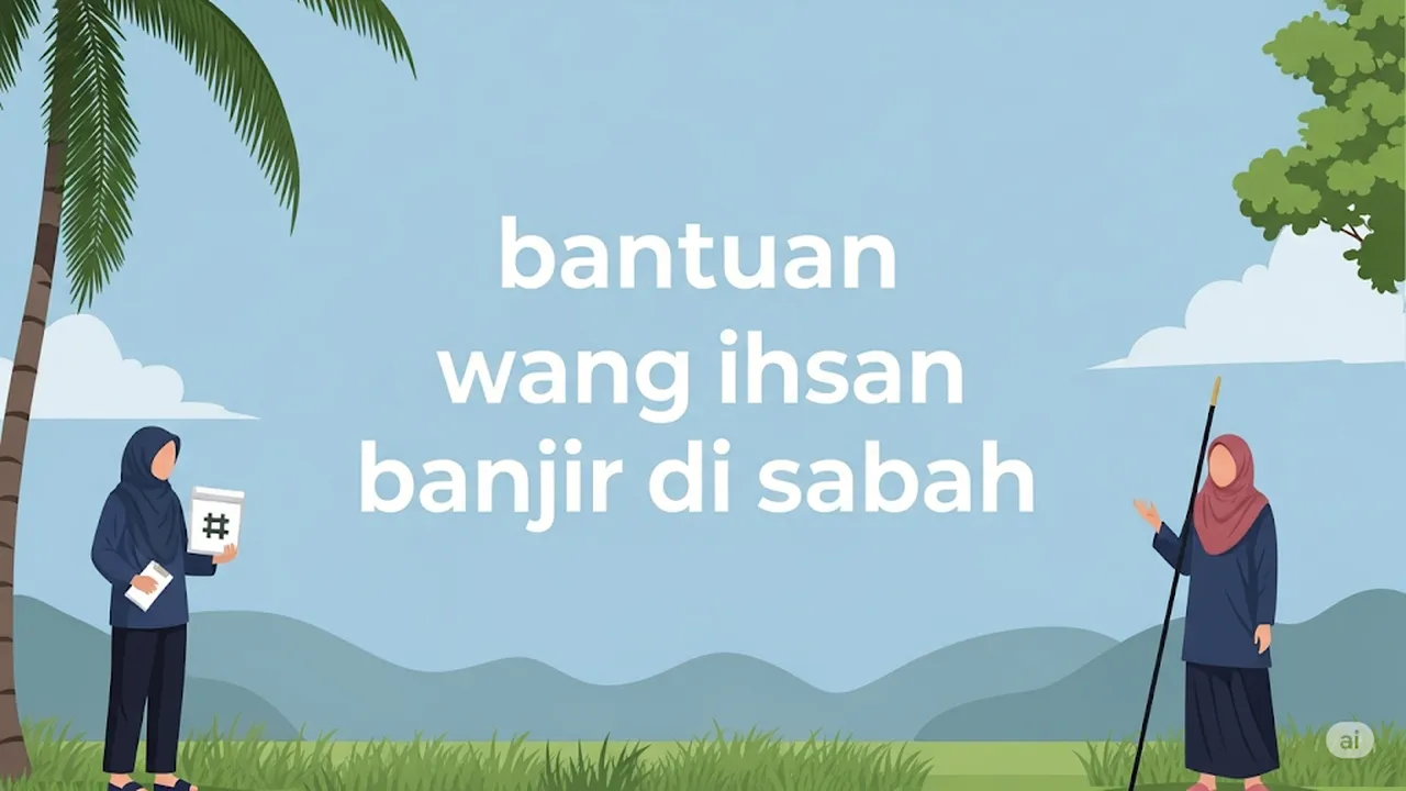 bantuan wang ihsan banjir di sabah