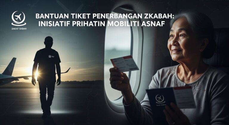 bantuan tiket penerbangan zakat sabah